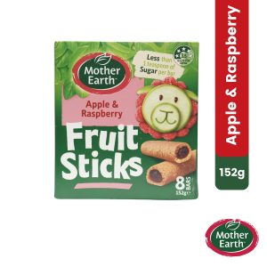 Mother Earth Apple & Raspberry Fruit Sticks 152 gm - 8 Bars