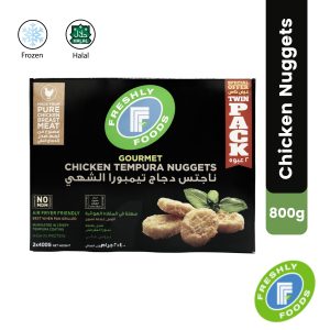 Freshly Foods Gourmet Chicken Tempura Nuggets 400 gm