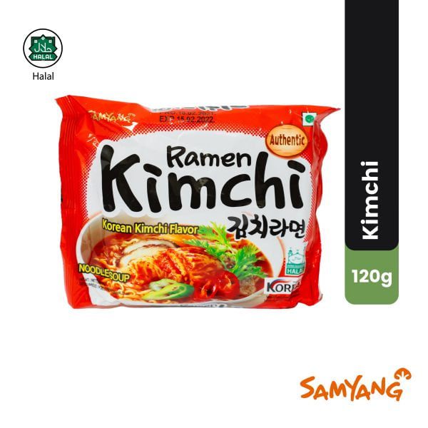 Samyang Ramen Authentic Korean Kimchi Flavour Noodle Soup 120 gm