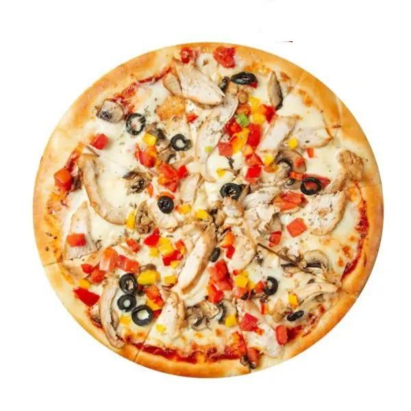 Admirals Chicken Alfredo pizza