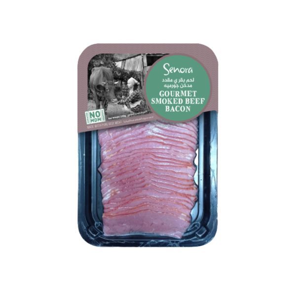 Senora Gourmet Smoked Beef Bacon